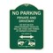 Signmission No Parking Private and Active Driveway Do Not Block Unauthorized Vehicles Will Be Cit, G-1824-23801 A-DES-G-1824-23801 - alternate 1